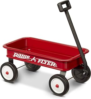 Radio Flyer My 1st Toy Wagon 16.5” Mini Red Pull-Along for Toddlers 1.5+, Kids Play, Storage & Nursery Decor