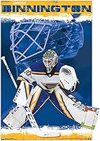 Vista 15 de Trends International NHL St. Louis Blues - Póster de pared de Jordan Binnington 19, 22.375 x 34 pulgadas, versión sin marco