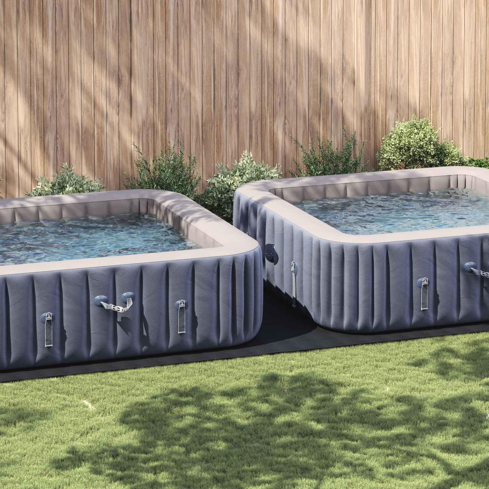 Tapis de Piscine Noir en Tissu Non tissé 820 x 420 x 0,1 cm, bâche Couverture Tapis Sol Protection Filet hivernage été Solaire Thermique chauffante Bulle pour Piscine Spa Jacuzzi extérieur