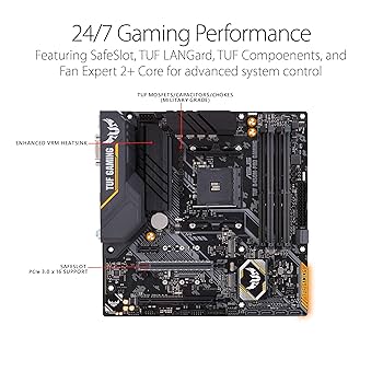 Amazon.com: Asus TUF B450M-Pro Gaming AMD Ryzen 3 AM4 DDR4