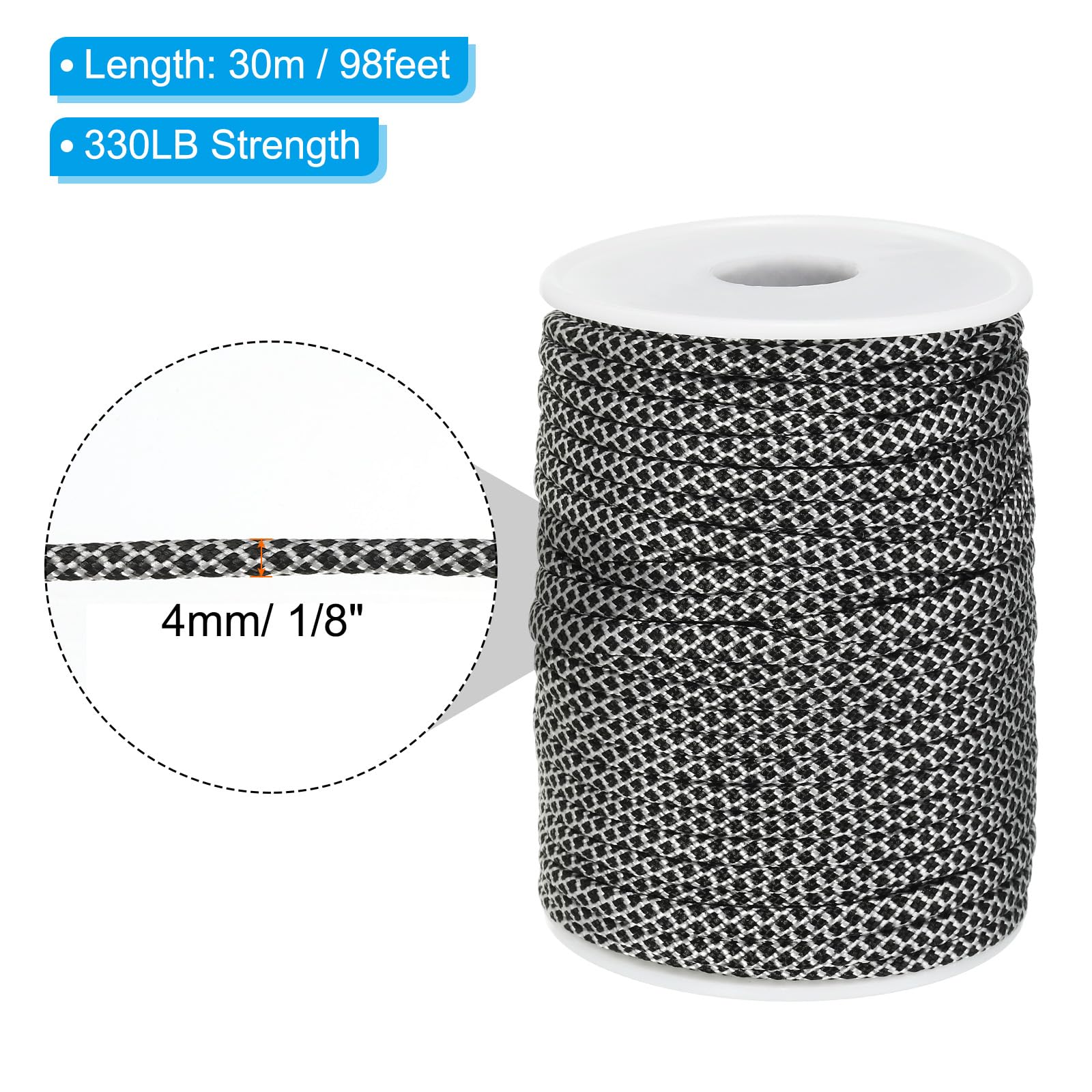 PATIKIL 100 Feet Paracord Rope 550lb - Image 2
