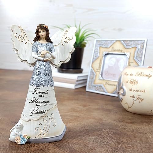 Vista 193 de Pavilion Gift Company Elements Daughter - Figura de ángel guardián, 6 pulgadas, color rojo