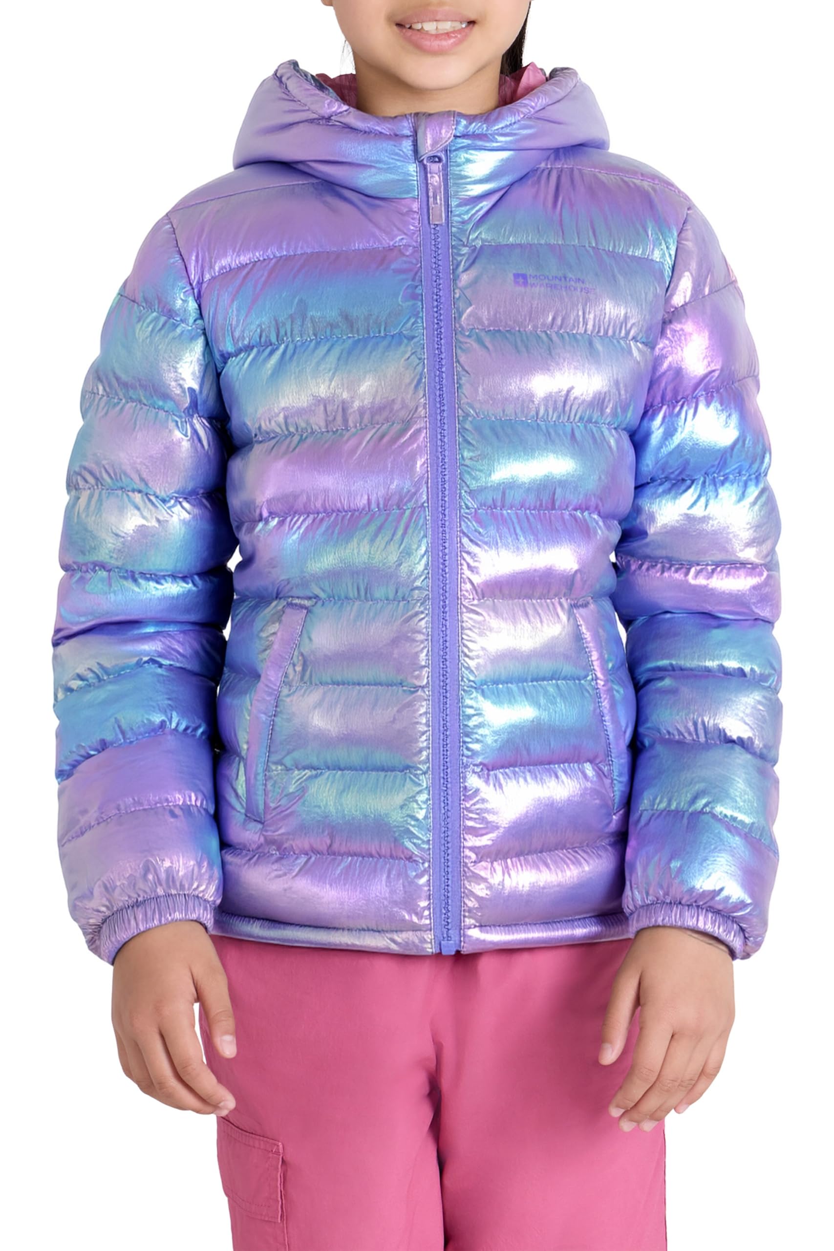 Mountain Warehouse Boys Mermaid Seasons Padded Kids Puffer Jacket - Water Resistant, Lightweight & Insulated Coat, & Girls - Spring Summer, School, Travel Teen Size 13 Years