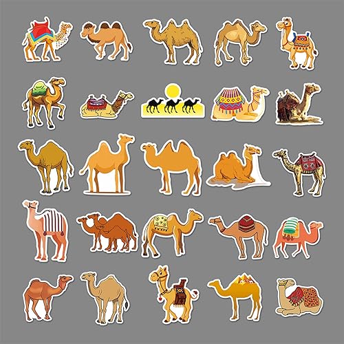 Miniatura 4 de 50 calcomanías de color camello para adolescentes niños y niñas paquete de calcomanías para laptop patineta equipaje automóvil bicicleta taza de