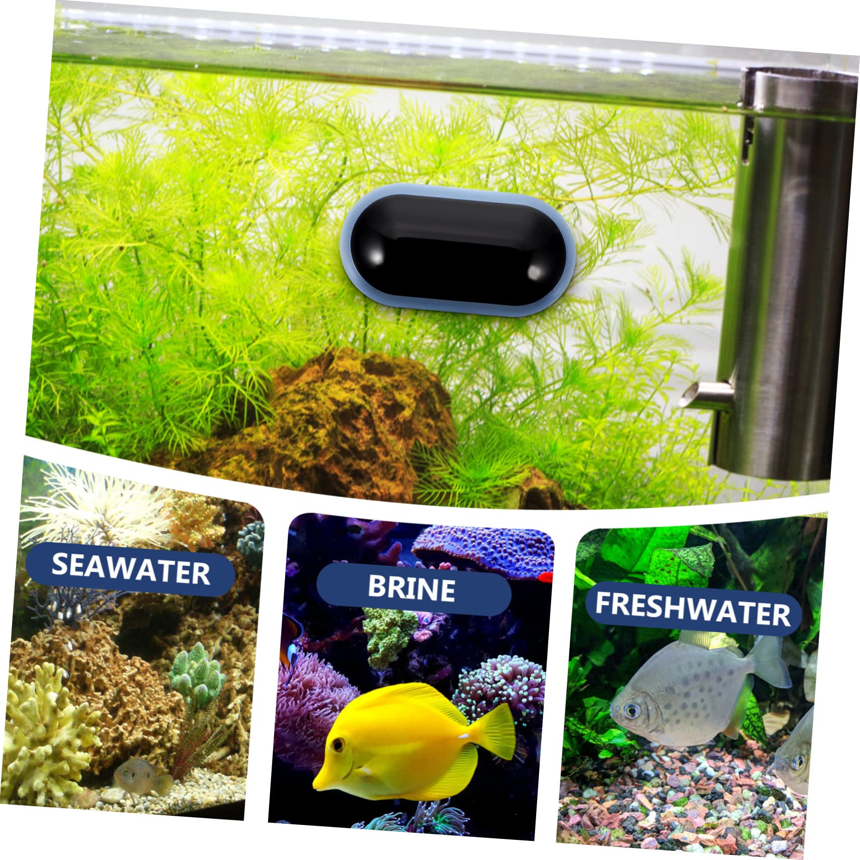 Happyyami 4stücke Aquarium Wasserthermometer Mit -anzeige Digitaler Temperaturmesser Für Fischbecken Installieren Wiederverwendbar Präzise Messung Der Wassertemperatur