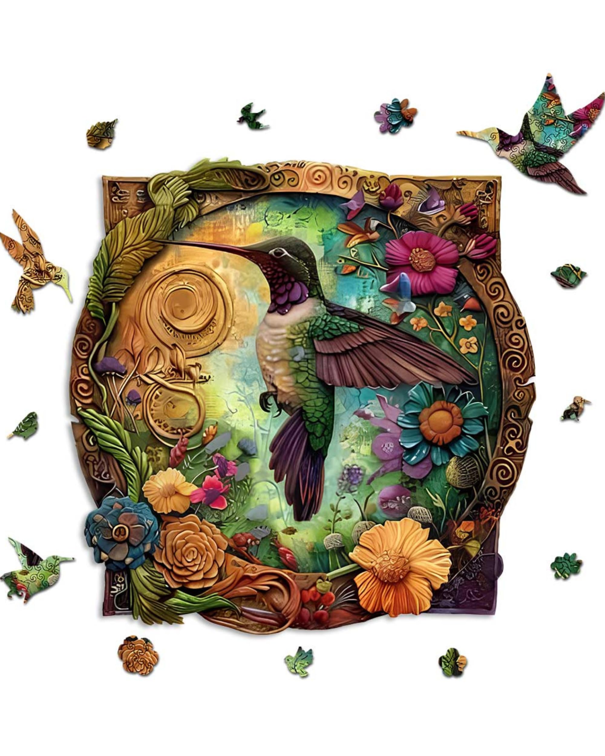 AthlChamp Wooden Puzzle For Adults And Kids, Animal Shape Magic Wooden Jigsaw Puzzles, Unique - View #4