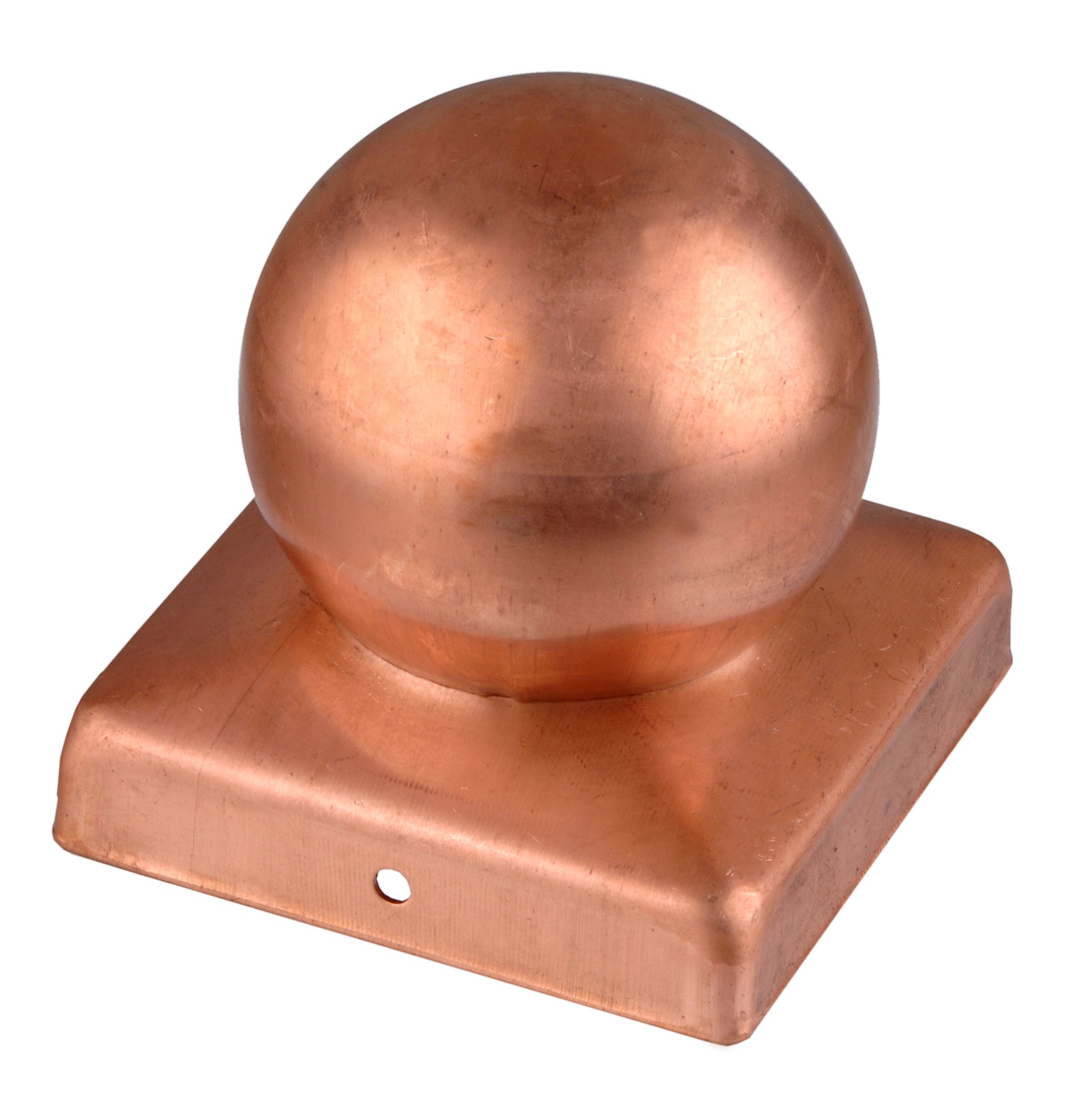 Connex Hv4299 90 X 90Mm Copper Post Caps With Ball