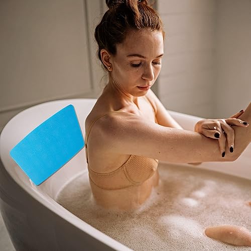 Miniatura 6 de Cojín para taburete de ducha, almohadilla suave antideslizante con agujeros, tapete de agarre para silla de ducha, asiento de baño, respaldo