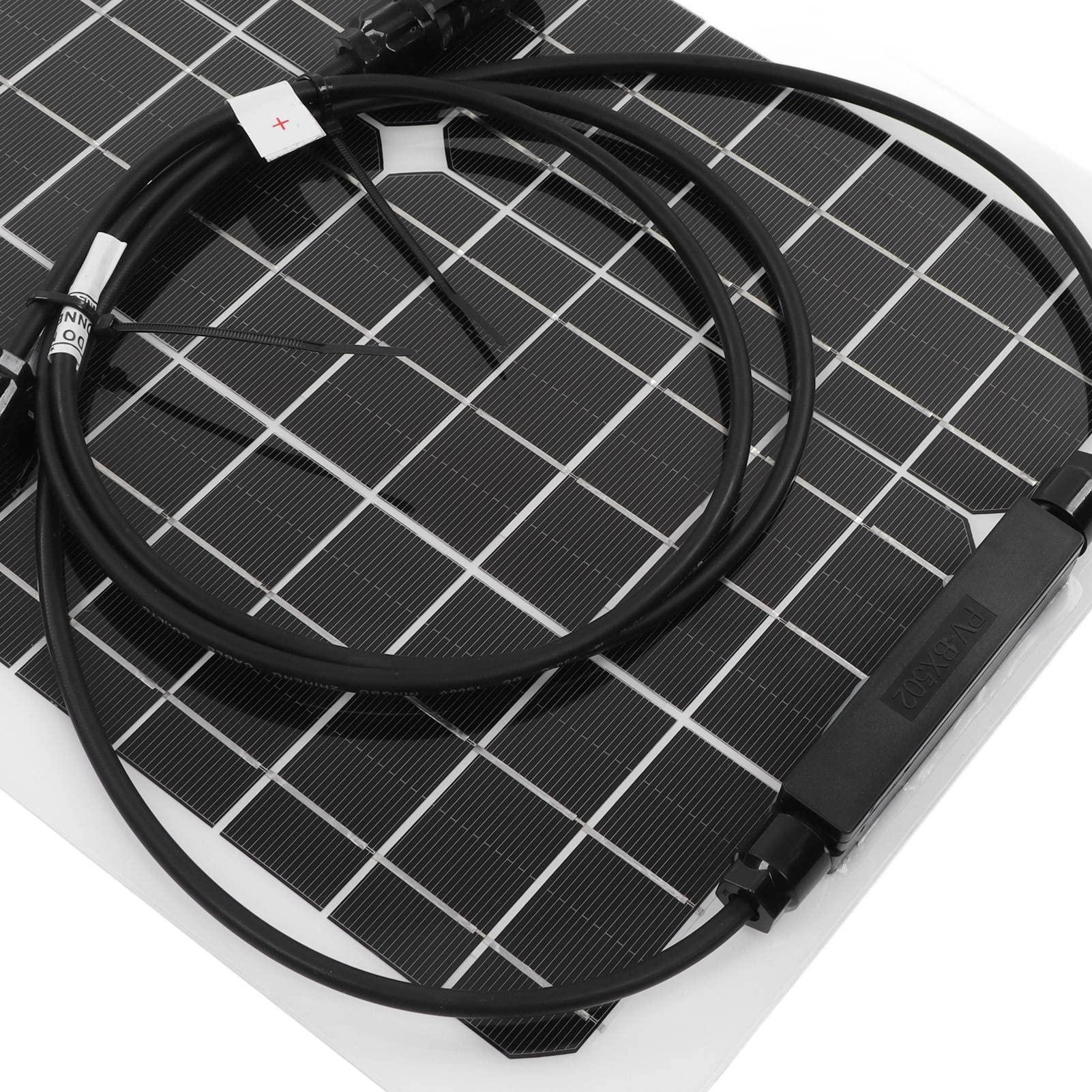 Cocoarm Kit Pannello Solare Flessibile Kit Pannello Solare in Silicio Monocristallino 2x15W Impermeabile Anti Riflusso 30 Gradi Pieghevole per Tenda da Cabina per Barche da 40°F a 185°F