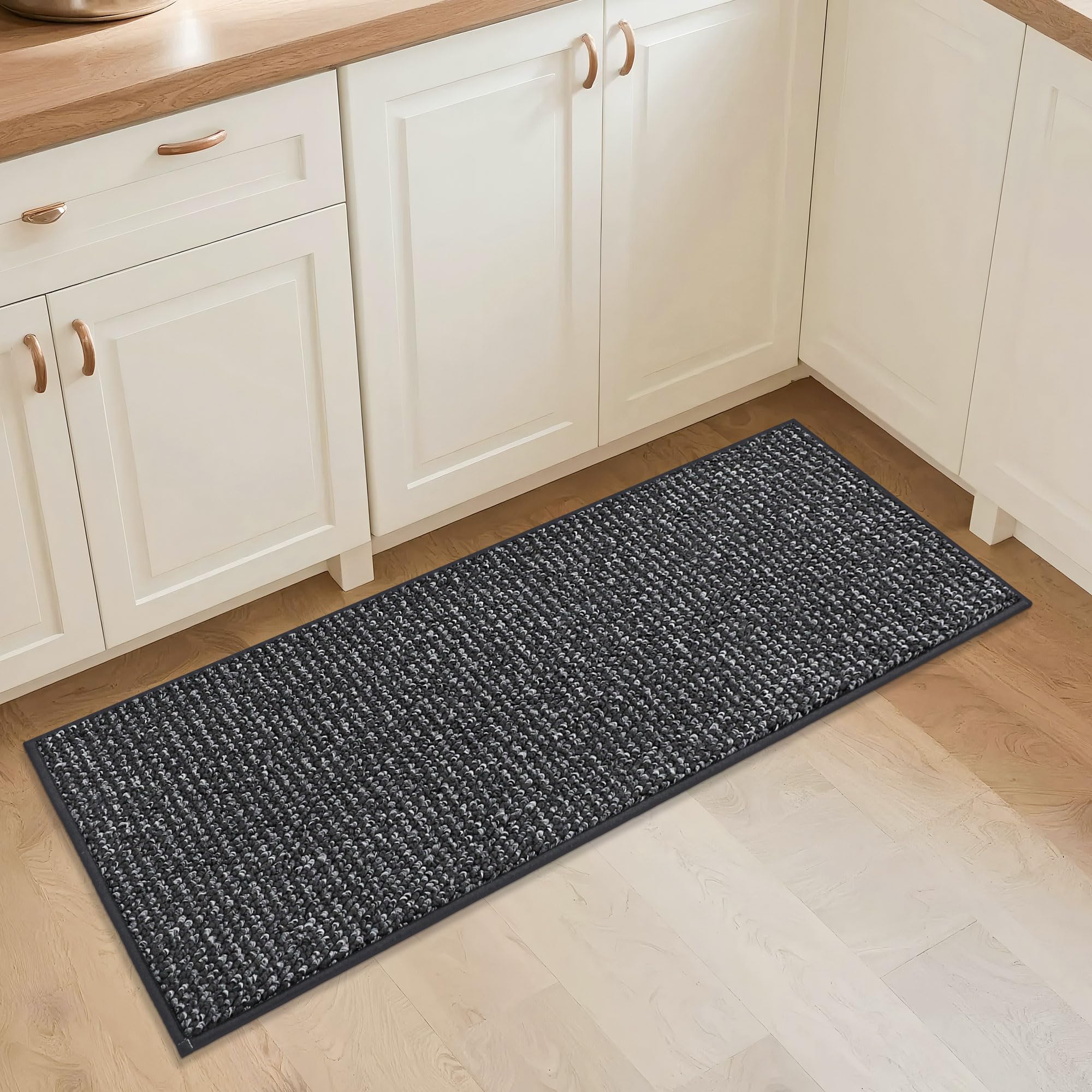 BEQHAUSE Kitchen Runner Rugs 20"x48", Non-Slip Kitchen Mats for Floor, Super Absorbent and Stain Resistant Kitchen Rug, Machine Washable Rugs for