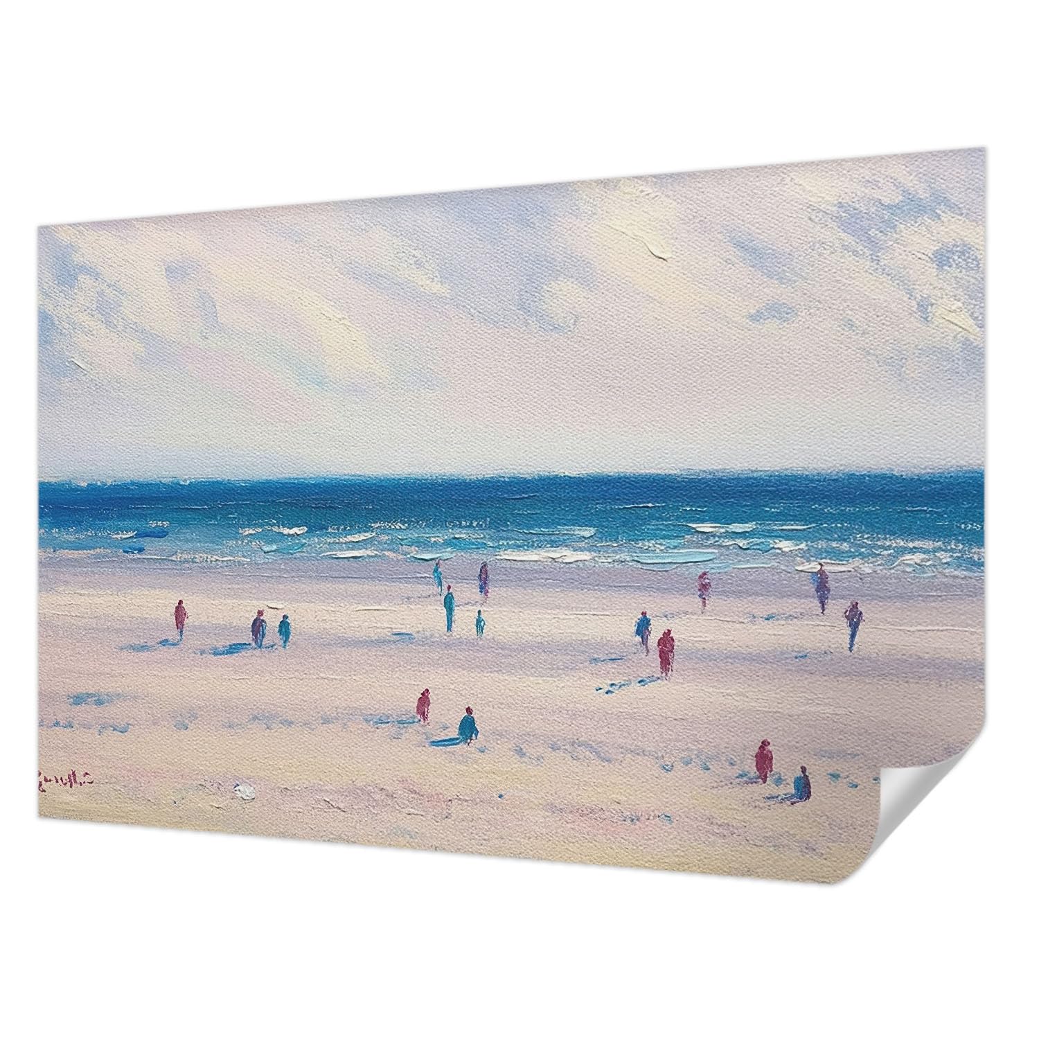 Papier peint adhésif paysage marin Tulup pour une ambiance apaisante de chambre à coucher