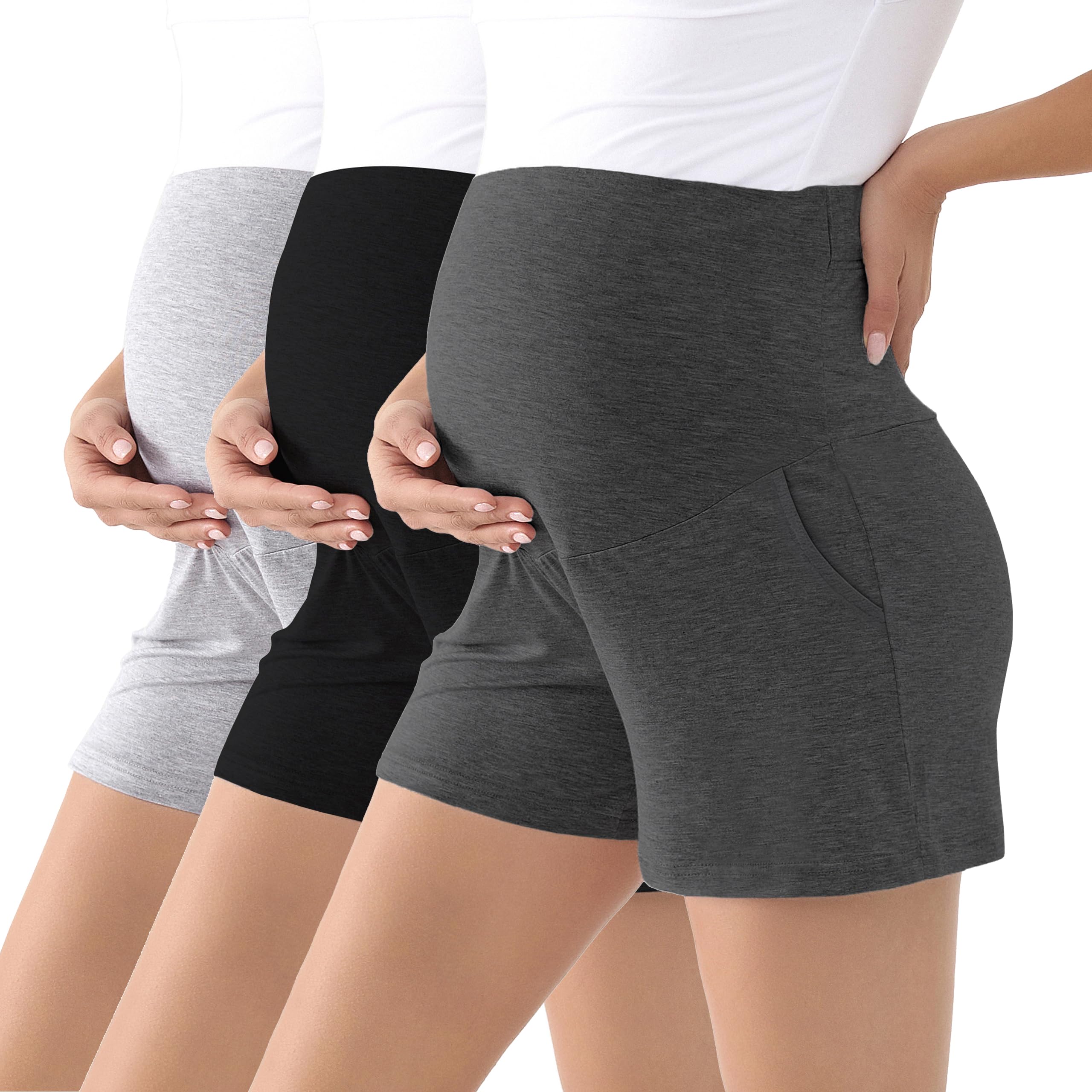 Viscose from Bamboo Maternity Summer Lounge Pajama Shorts