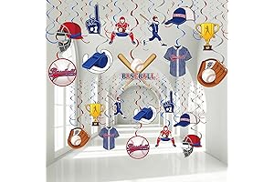 51 Pieces Baseball Opening Day Party Decorations