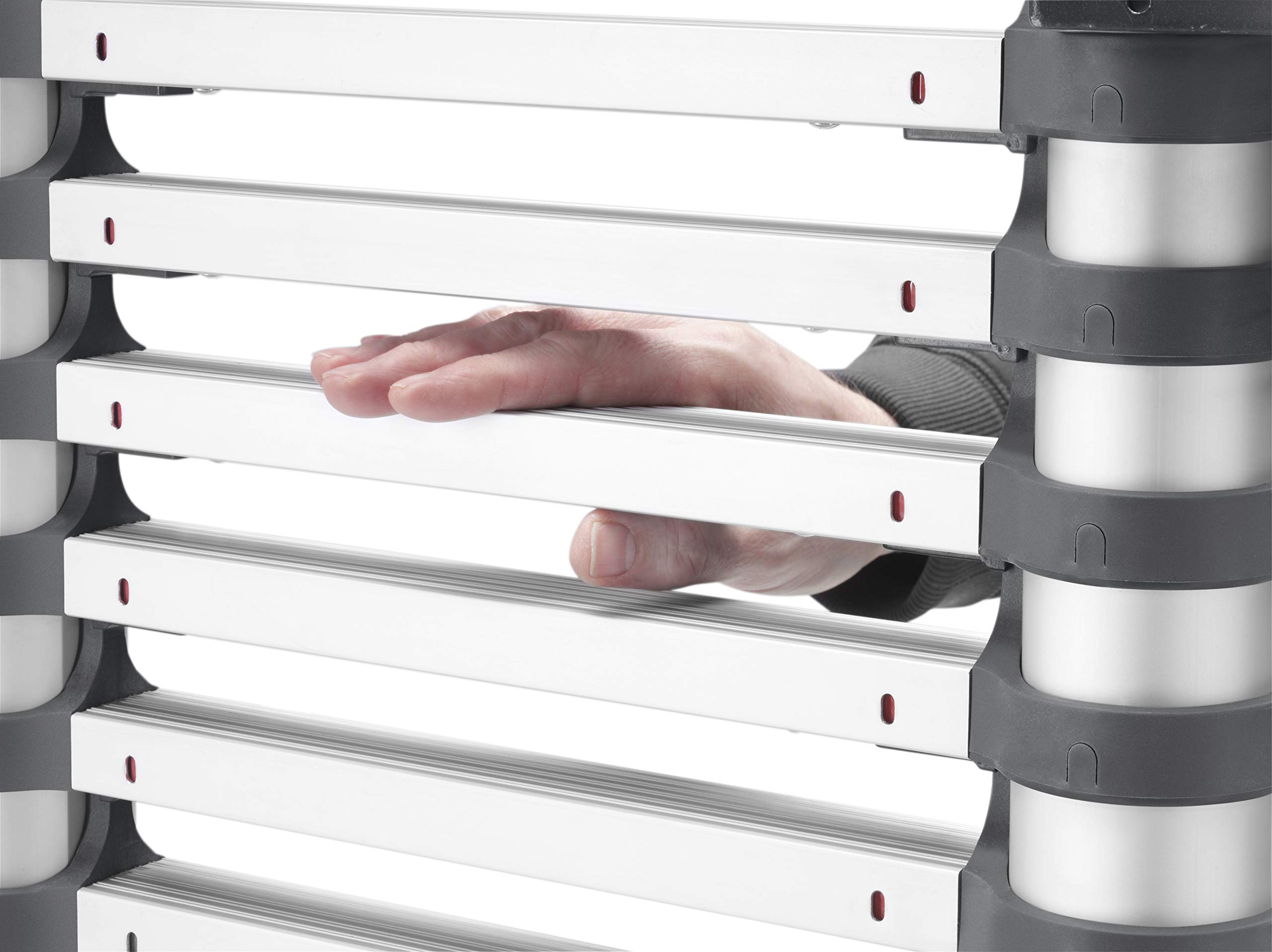 Echelle télescopique Pliable 9 échelons 2,6m/3,4m en Aluminium Hailo Flexline