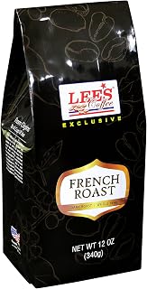Lee's Coffee Exclusive Whole Bean Coffee, French Roast, 12 Ounce