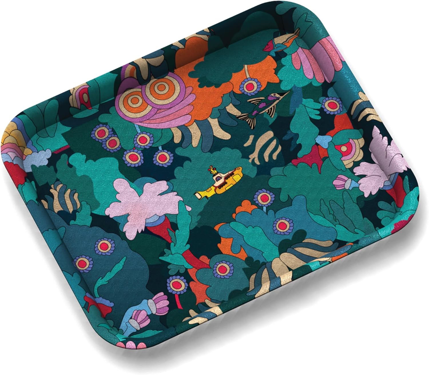 D'Addario Beatles Yellow Submarine Accessory Tray, Sea of Green