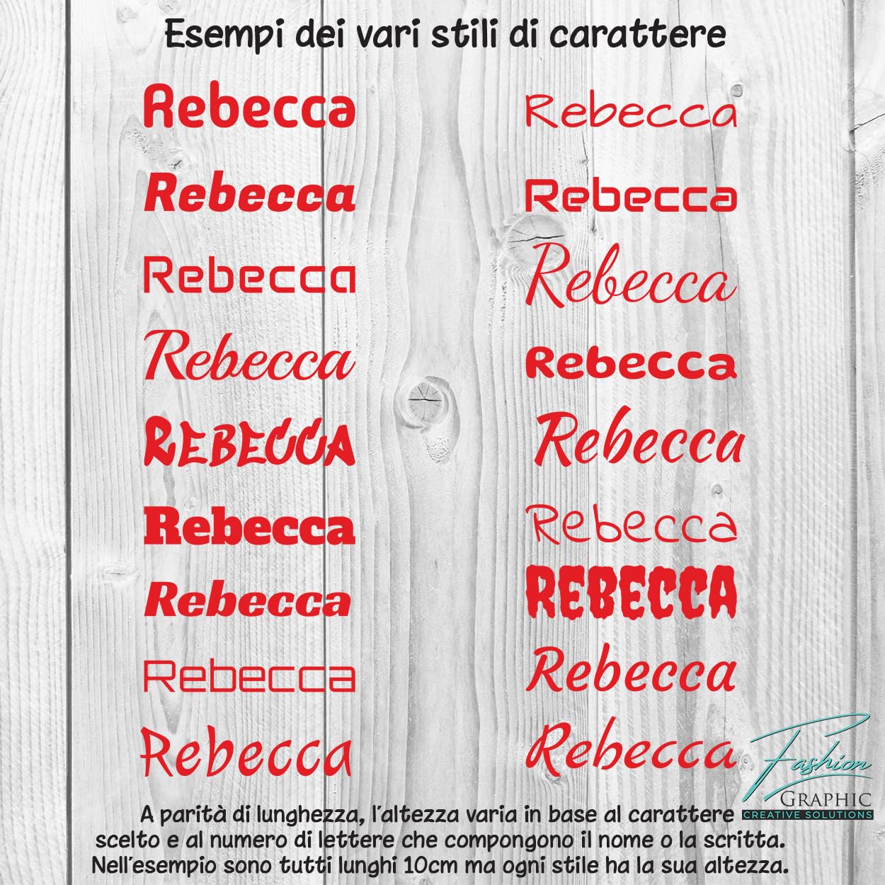 Adesivi Personalizzati Per Auto/furgone - Nome O Testo Tuo - Foto 5