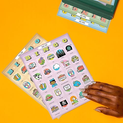 Miniatura 11 de Knock Knock Bingo para trabajar desde casa, 12 tarjetas reutilizables para jugar para llamadas de la FMH Llamadas Wfh,Baby Showers,Viajes por