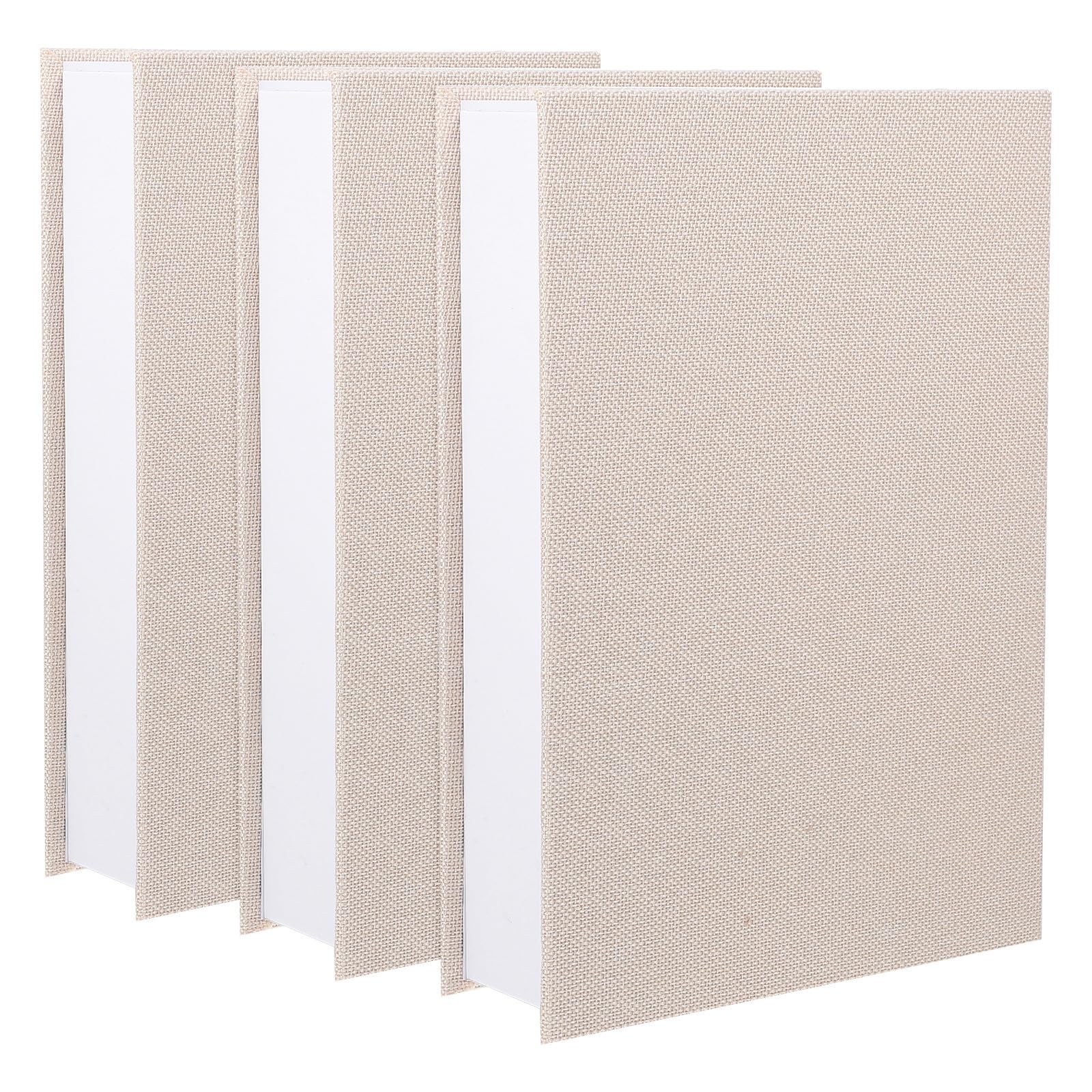 Boîtes de rangement de livre pour cacher le désordre organisateur de bureau lin