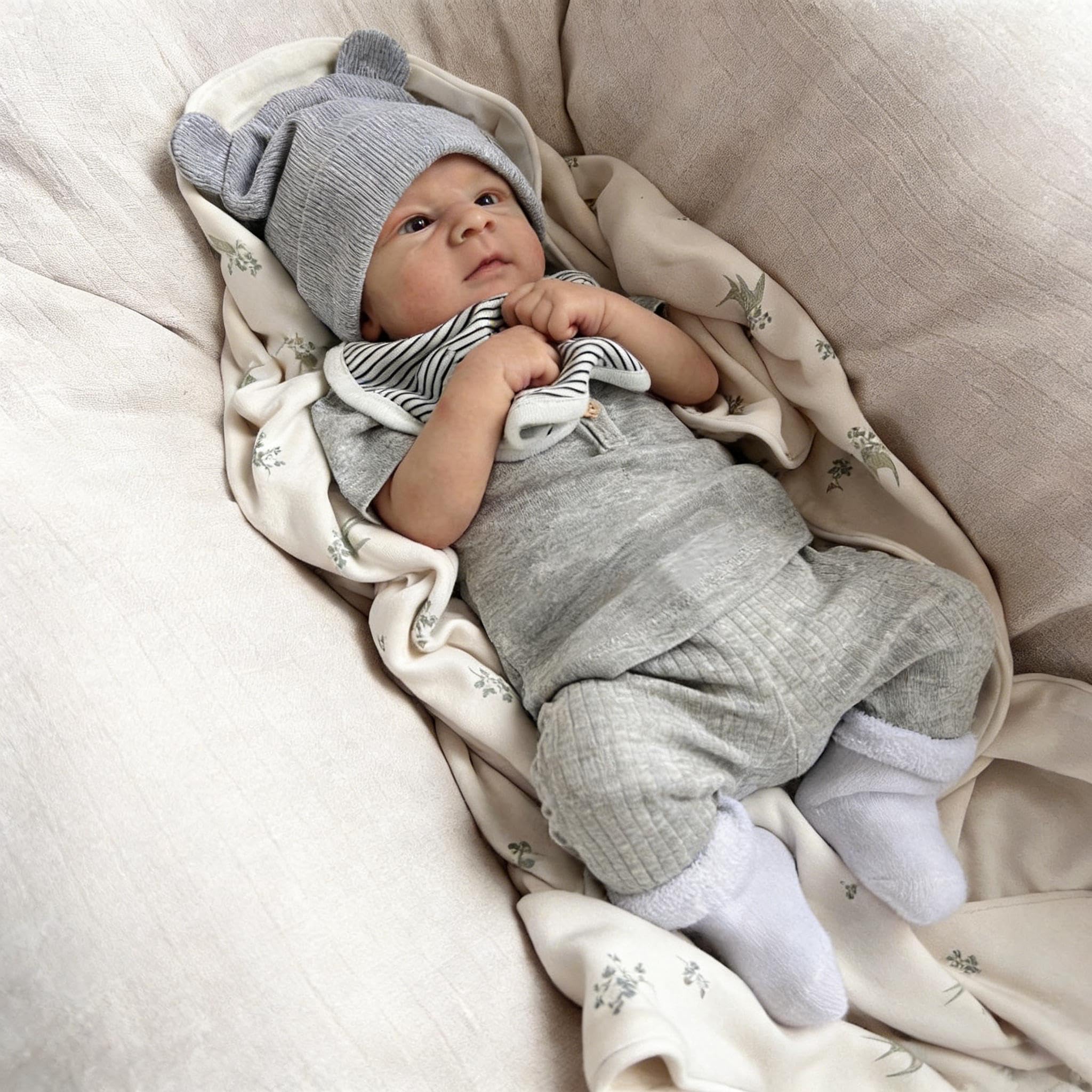 RXDOLL Pełne silikonowe winylowe lalki Reborn Baby Dolls Boy Realistyczne lalki dla noworodka, silikonowe, całe ciało, realistyczne, Reborn niemowlę, anatomicznie poprawne, zabawki dla dzieci w wieku
