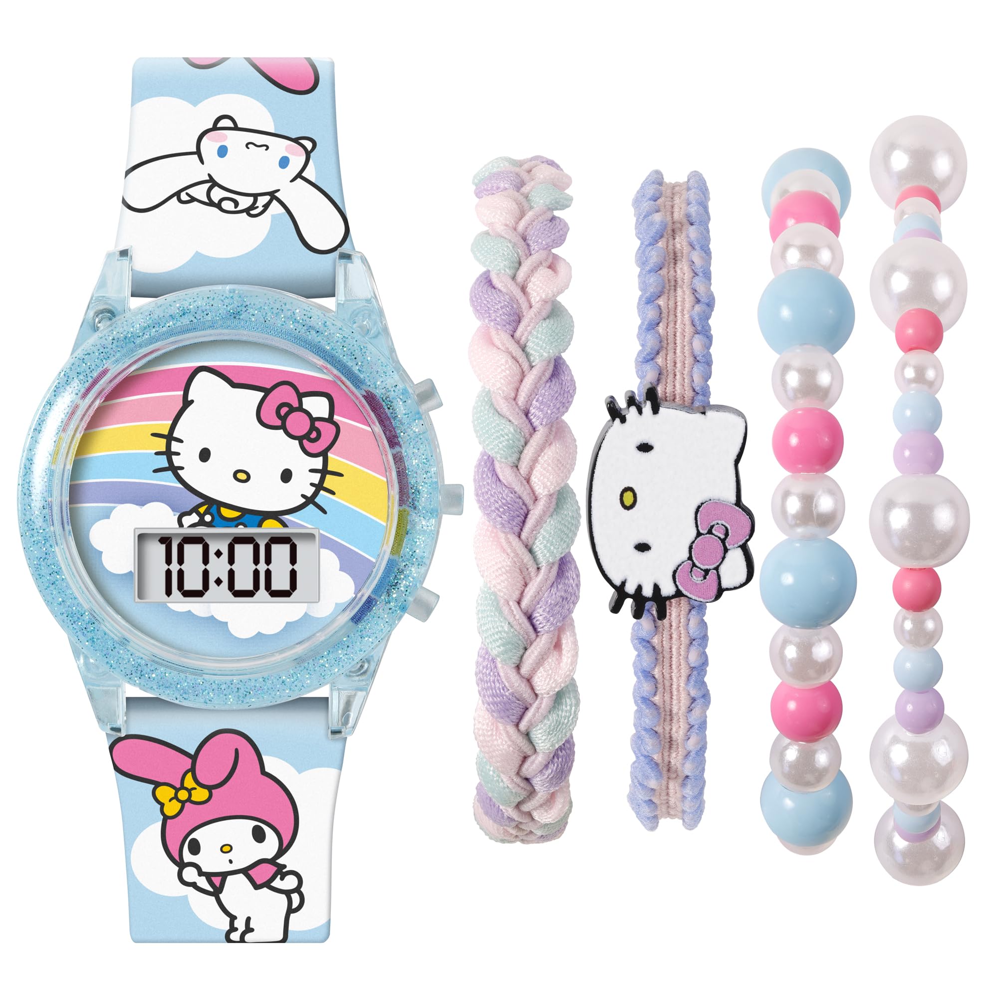 KIDS EUROSWAN SL Hello Kitty - Juego de reloj digital y pulsera
