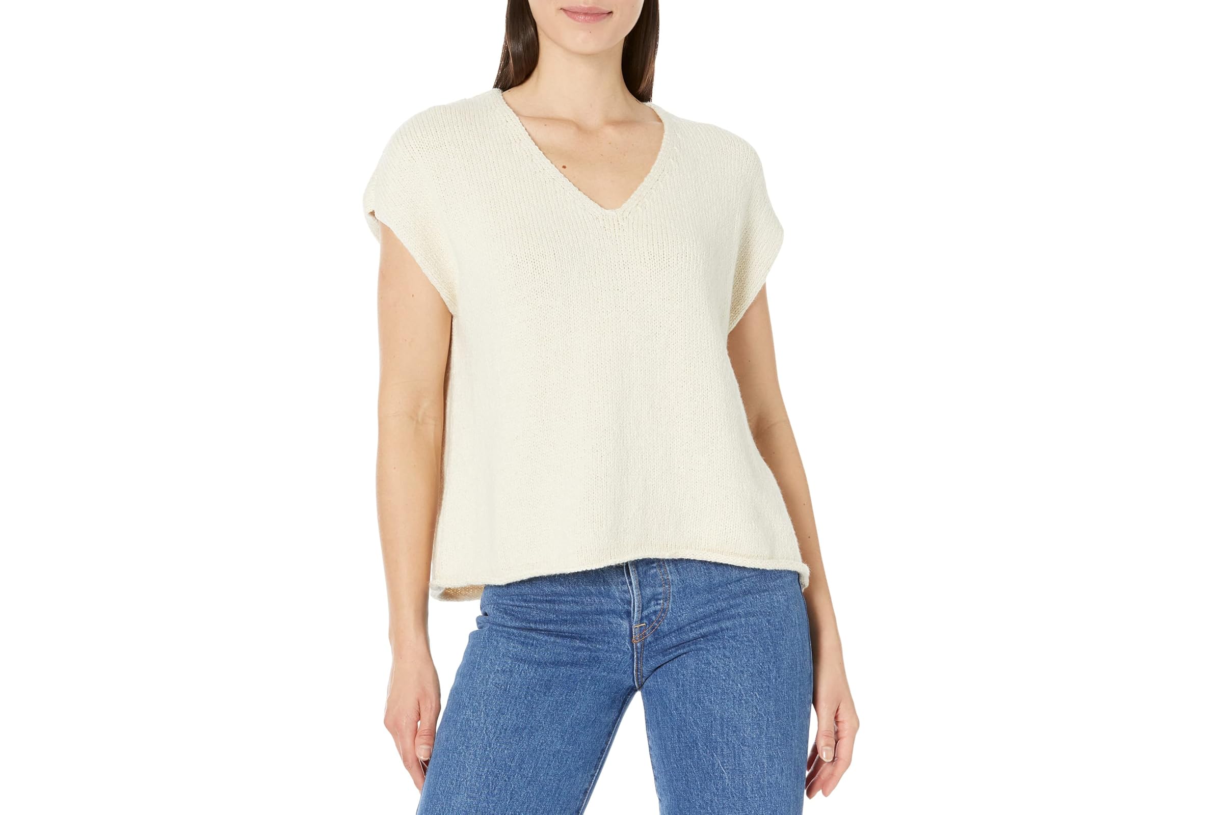 Eileen Fisher V-Neck Square Top