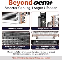 Vista 4 de Radiador Compatible con Chrysler PT Cruiser 2003-2008 2.4L L4 Compatible con CH3010291 5096190AA 5096190AB