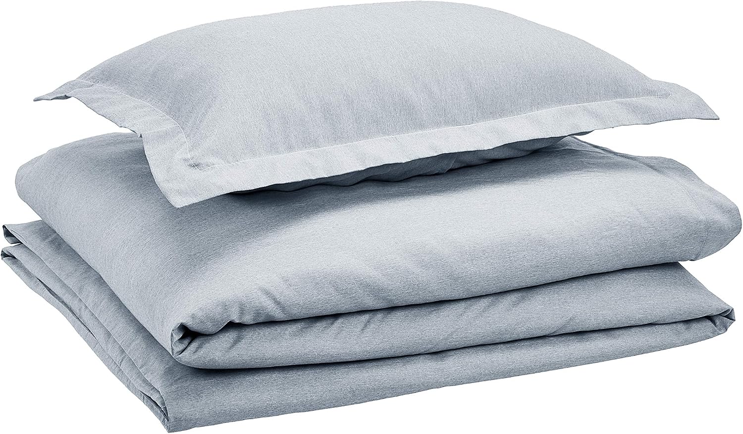 Amazon Basics Chambray Duvet Cover Bed Set - Twin or Twin XL, Denim Wash