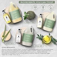 Vista 4 de Terra Pure Gallon & Dispenser Set 1-Shoppe All-In-Kit Shampoo Conditioner Body Wash Gallon Refillable 10.14 oz. Matching Pump Bottles