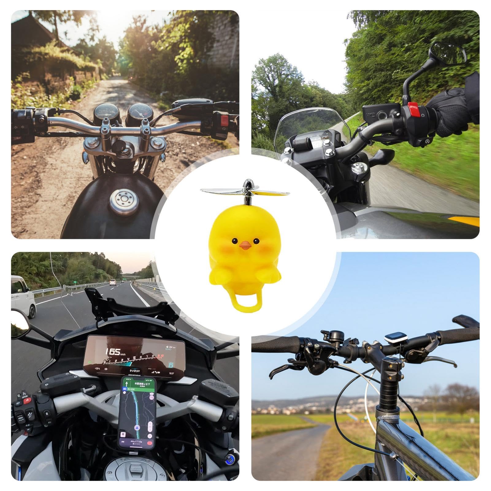 Amazon.co.jp: 自転車ハンドルバー装飾、自転車ハンドルバー動物 