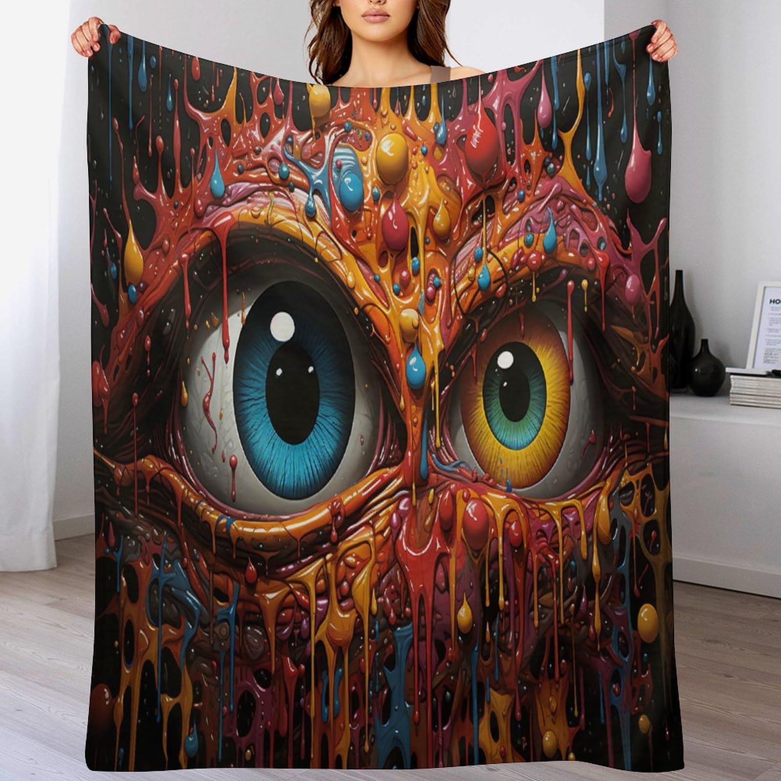 Manta de franela estampada Art Fantasy, el regalo original para sorprender a niños