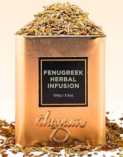 CHAYAM Digestion Aid Infusion with Fenugreek | 100g Caffeine-Free Infusion for Digestion, Gut Health & Lactation Support | Fennel, Cumin, Ajwain, Licorice | Premium Gift Tin | Made in India
