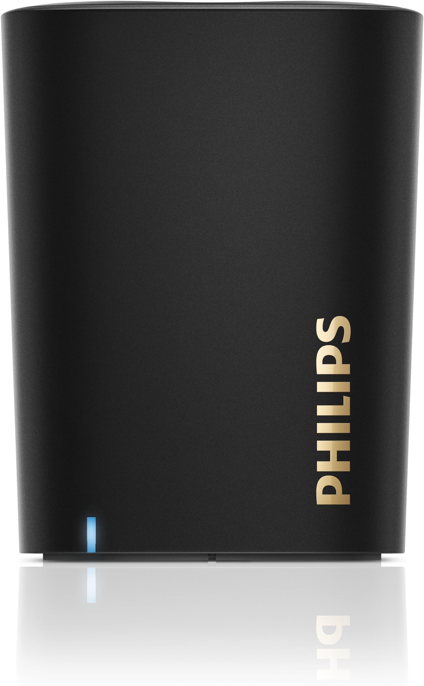 Philips BT100B/00 Rechargeable Bluetooth Portable Mini Speaker with built-in Microphone - 2W, Black