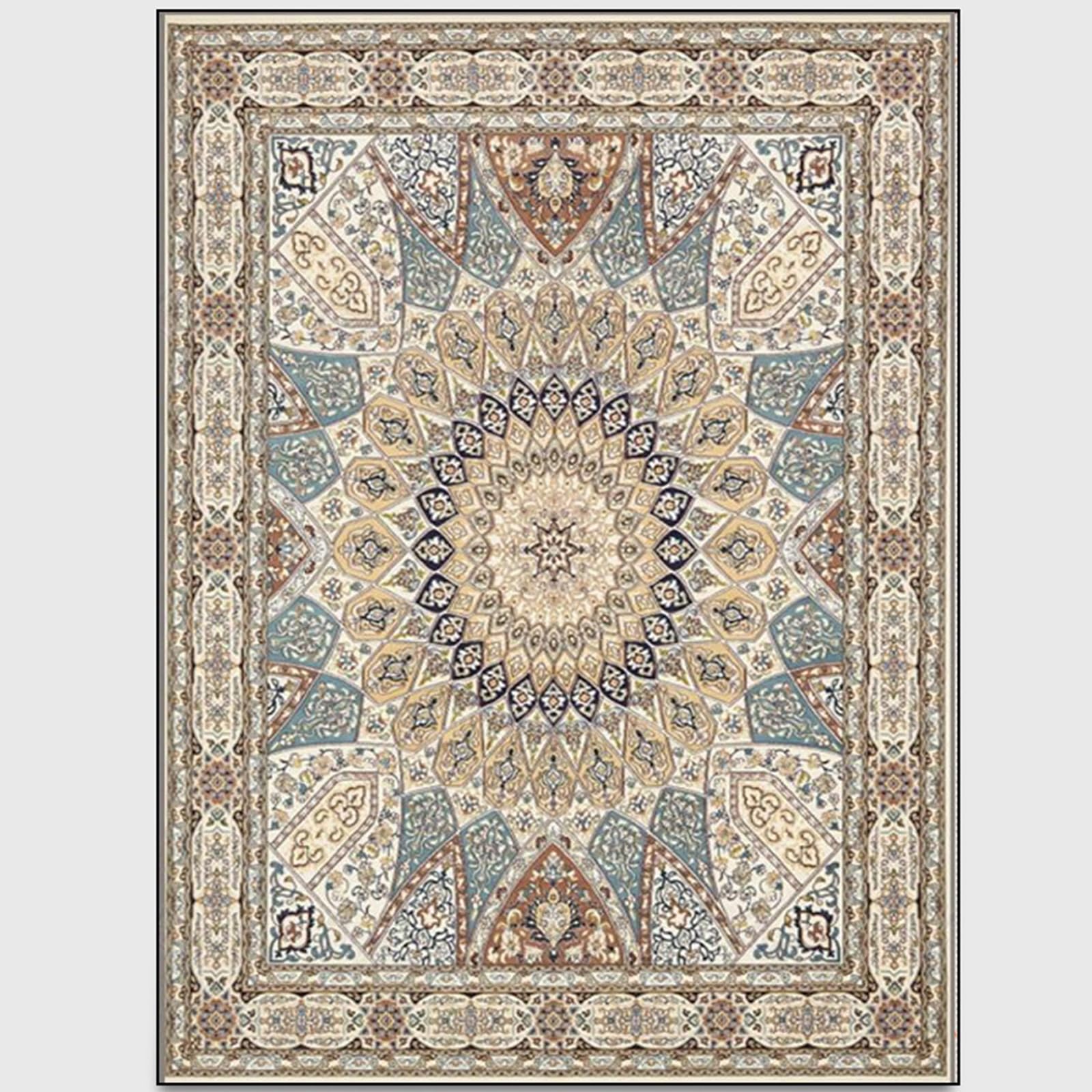 Tapis de grande surface doux 160 x 280 cm pour réchauffer les sols froids du salon