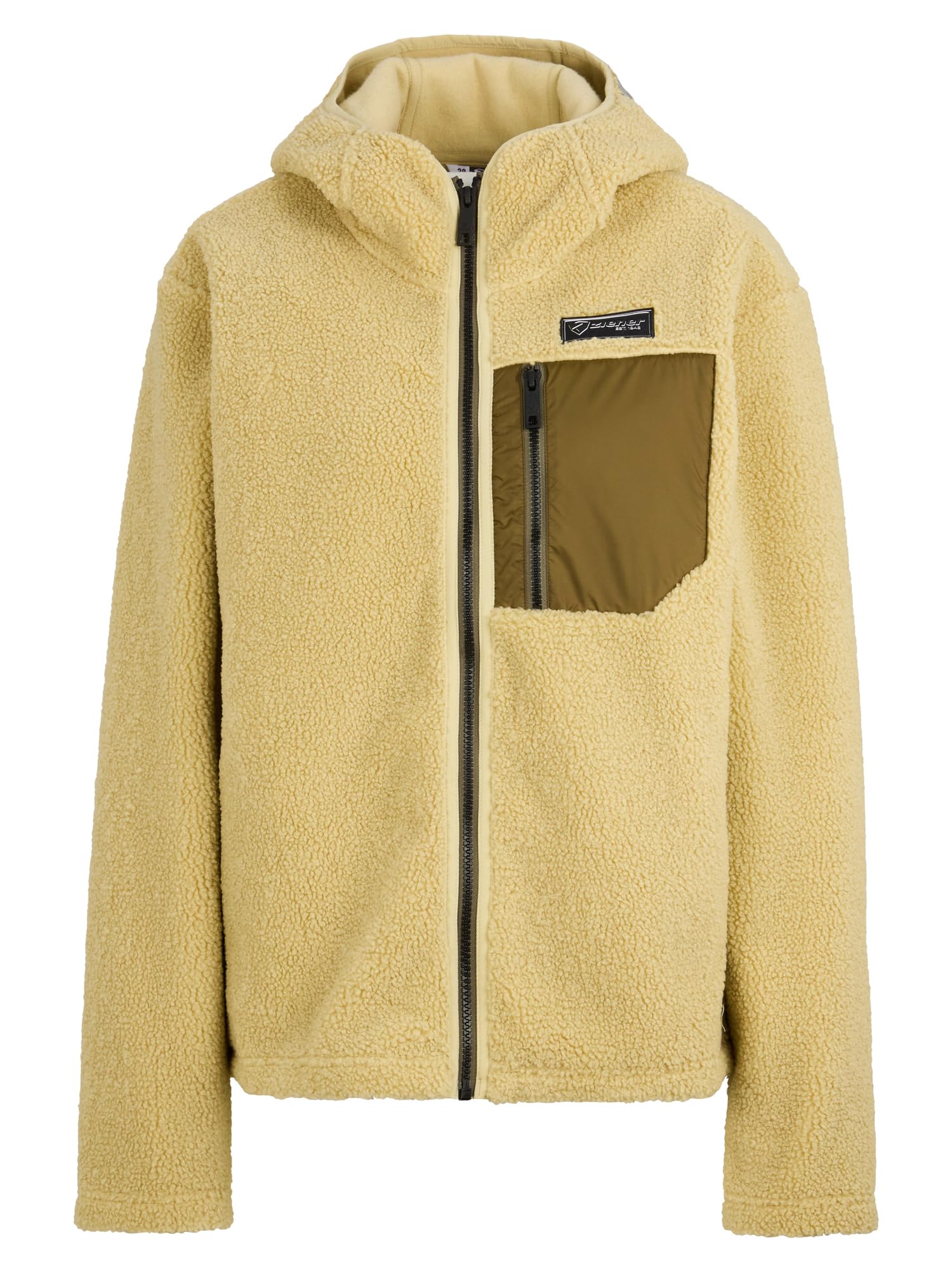 Ziener Damen Juha-z High-Loft Fleece Jacke, Midlayer | Kapuze (1er Pack)