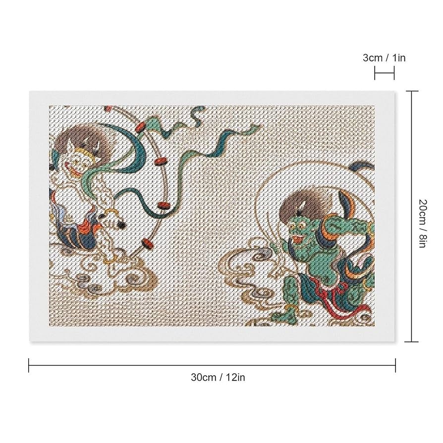 Amazon | ZOOKISS ダイヤモンドアート 風神 雷神 和風