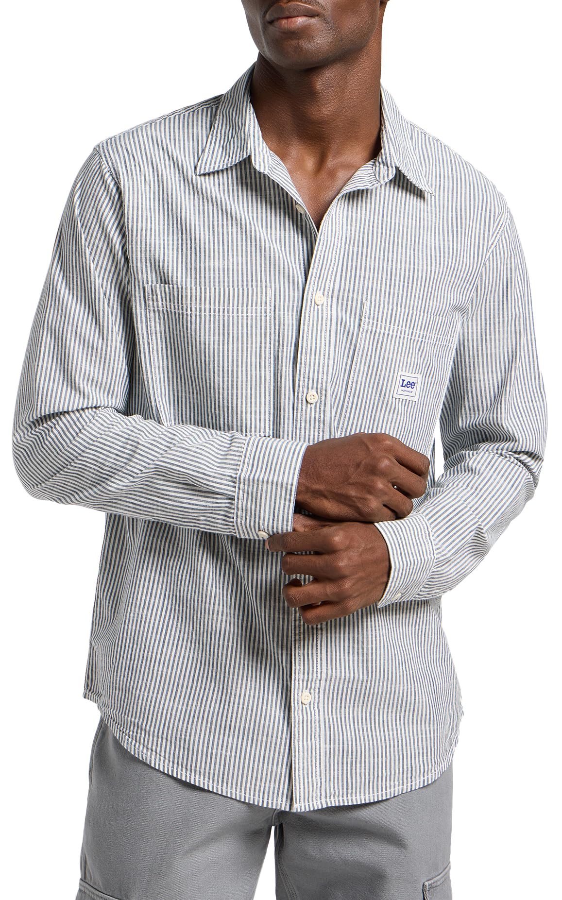 Lee Men's Shirt, Ecru, XL