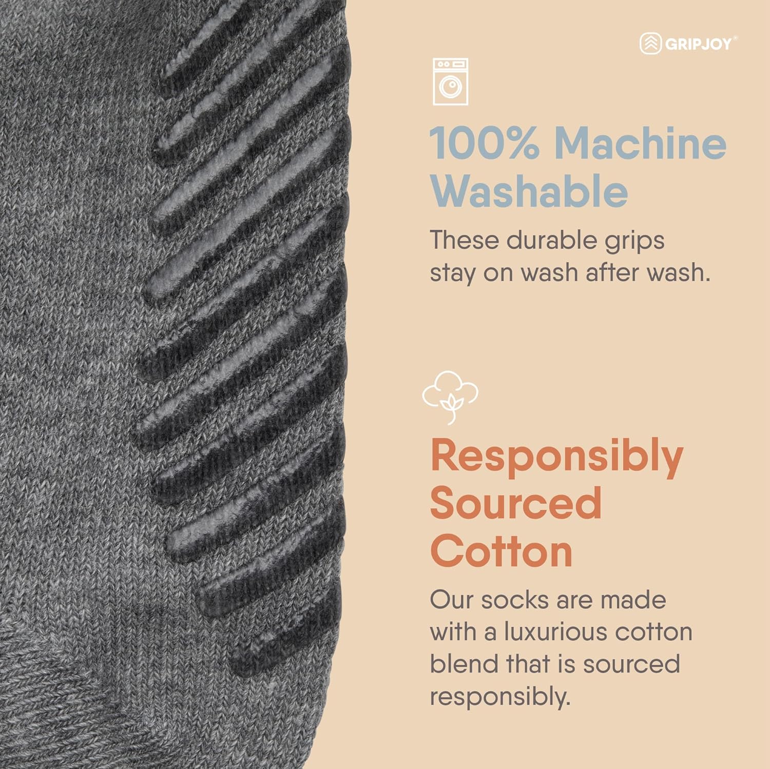 Miniatura 5 de Gripjoy Calcetines para niños pequeños con agarres calcetines antideslizantes para niños pequeños calcetines para niños de 2 a 3 años niñas de 4 a 5