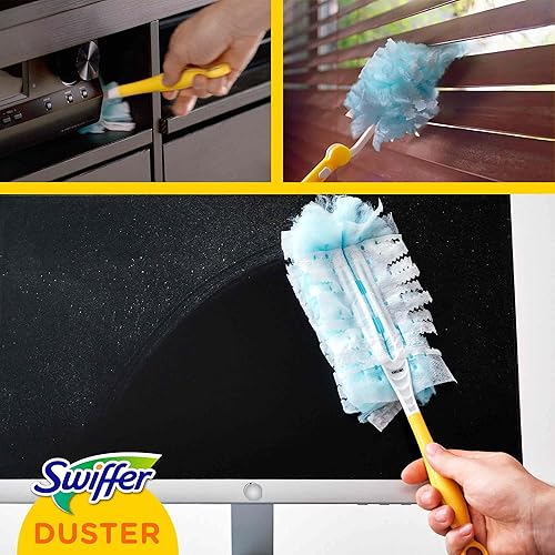 Miniatura 7 de Swiffer Kit de plumero con mango y plumero de repuesto, 1 unidad