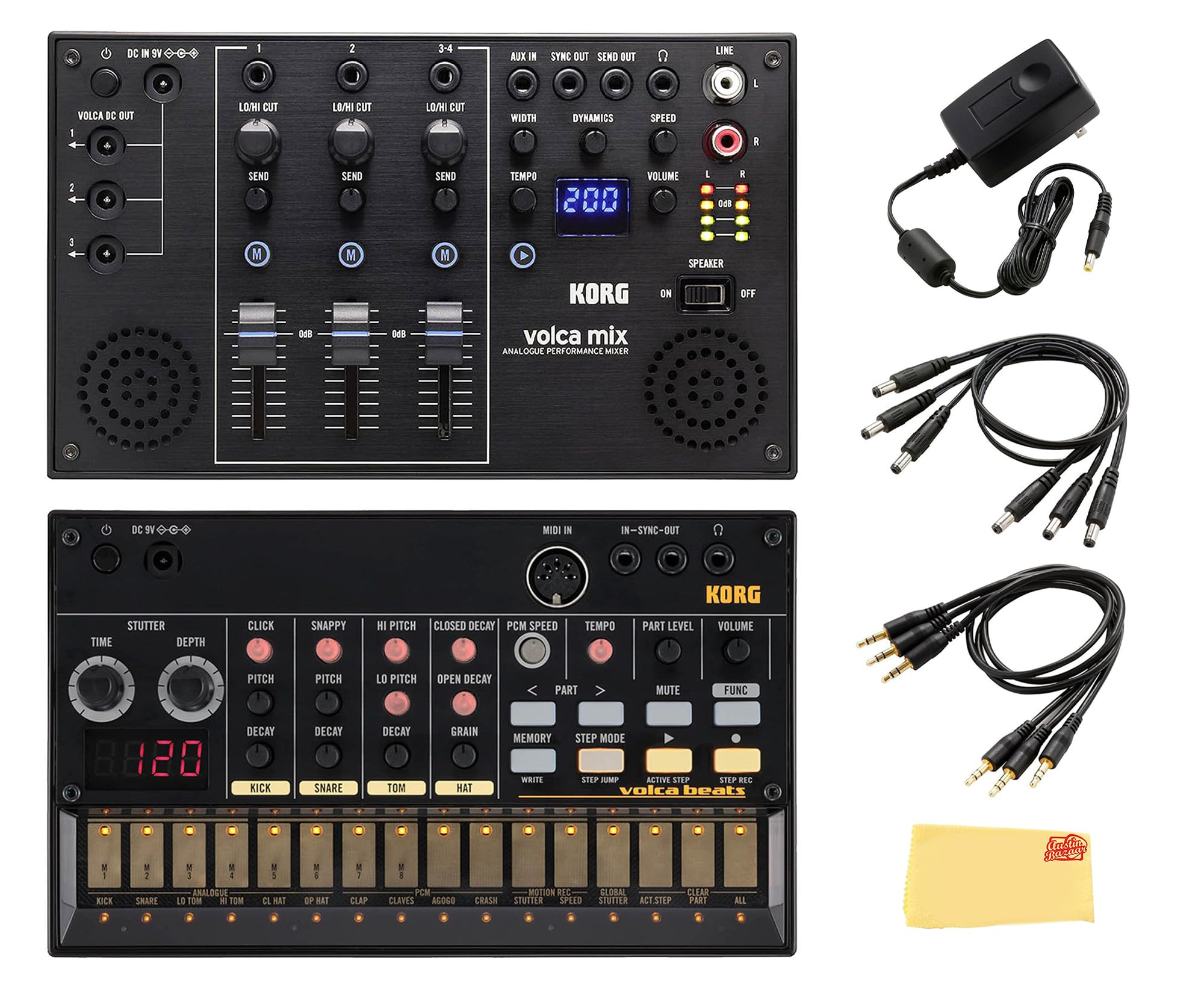 Amazon.com: Korg Volca Beats Analogue Drum Machine Bundle with 
