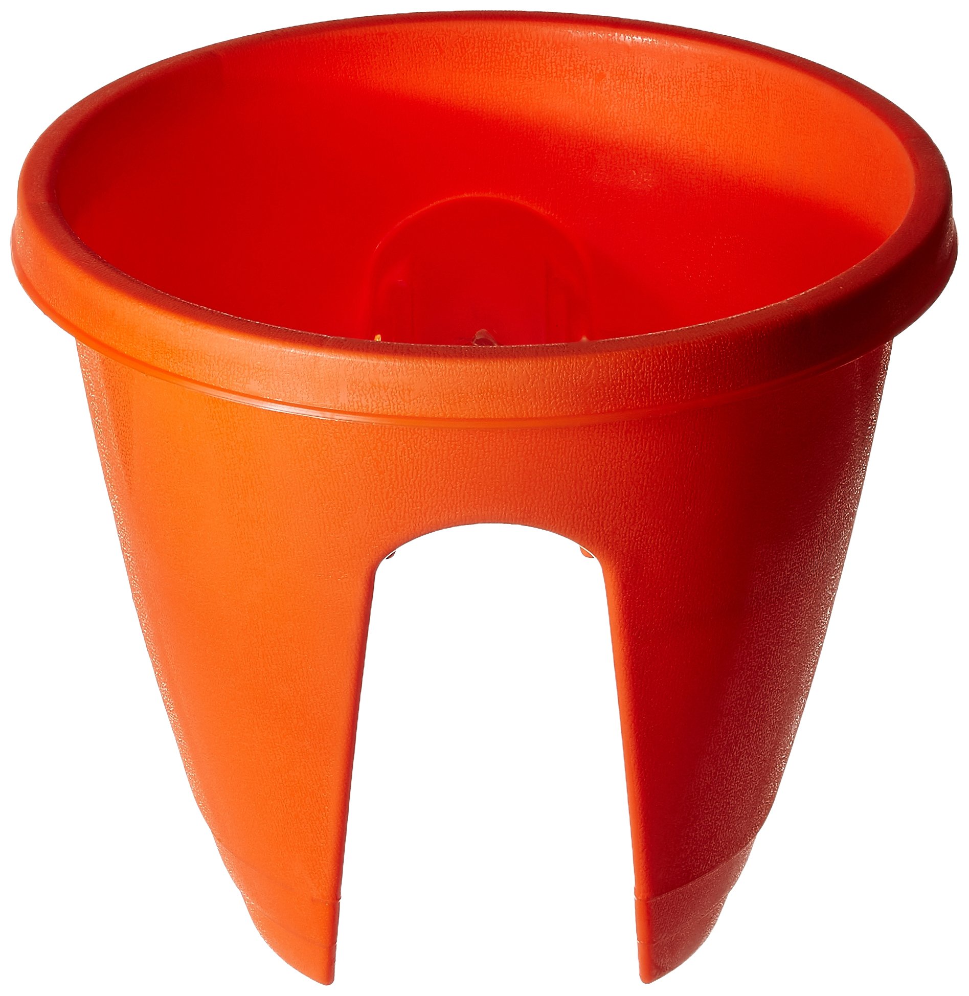 Railing Flower Pots - Orange Set of 2 -2