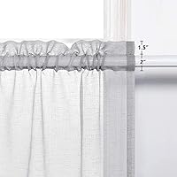 Vista 27 de KOUFALL - Cortinas cortas con aspecto de lino