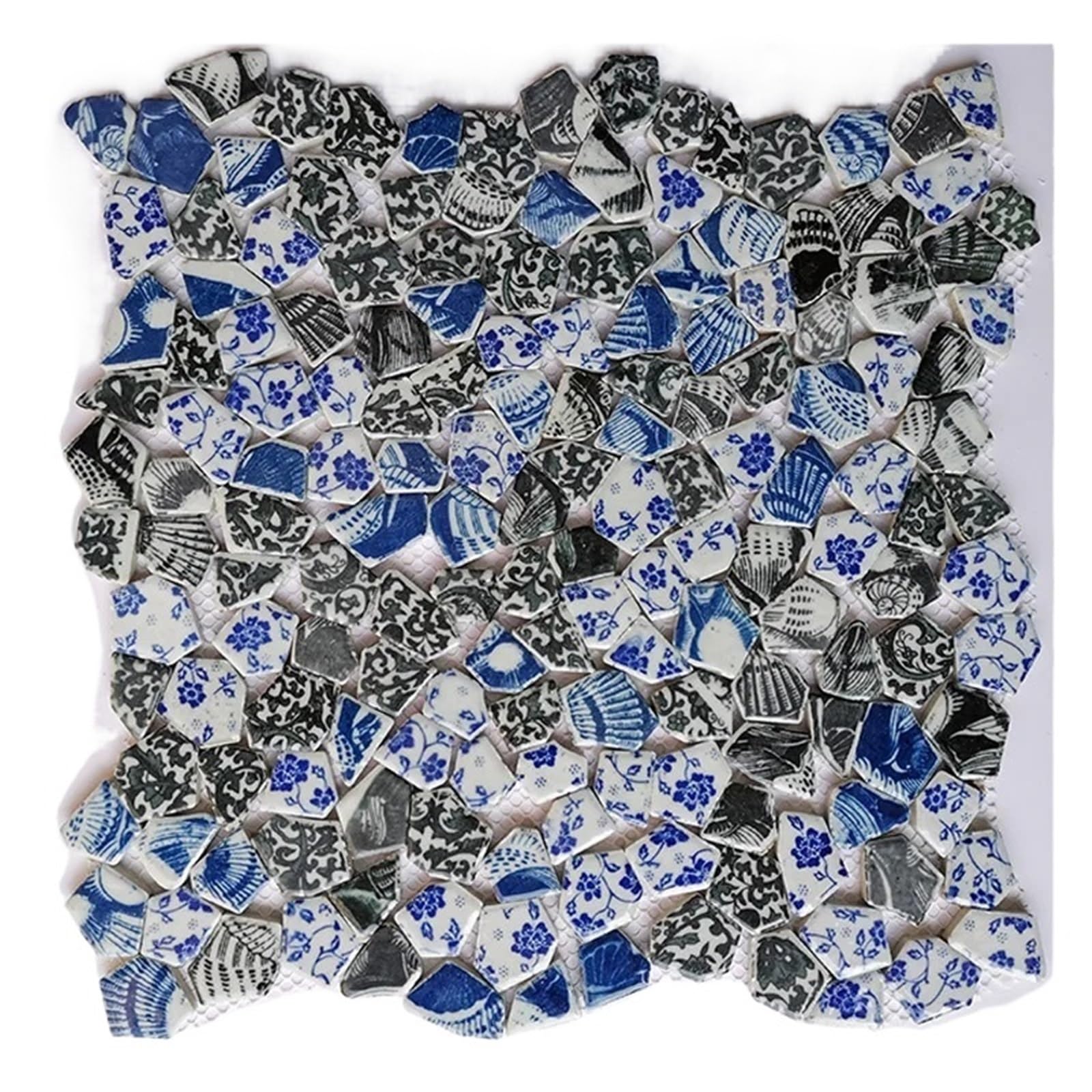 WBTAJZHY DIY Ceramic Mosaic Tiles 100g Multicolor Irregular Fragments(14)