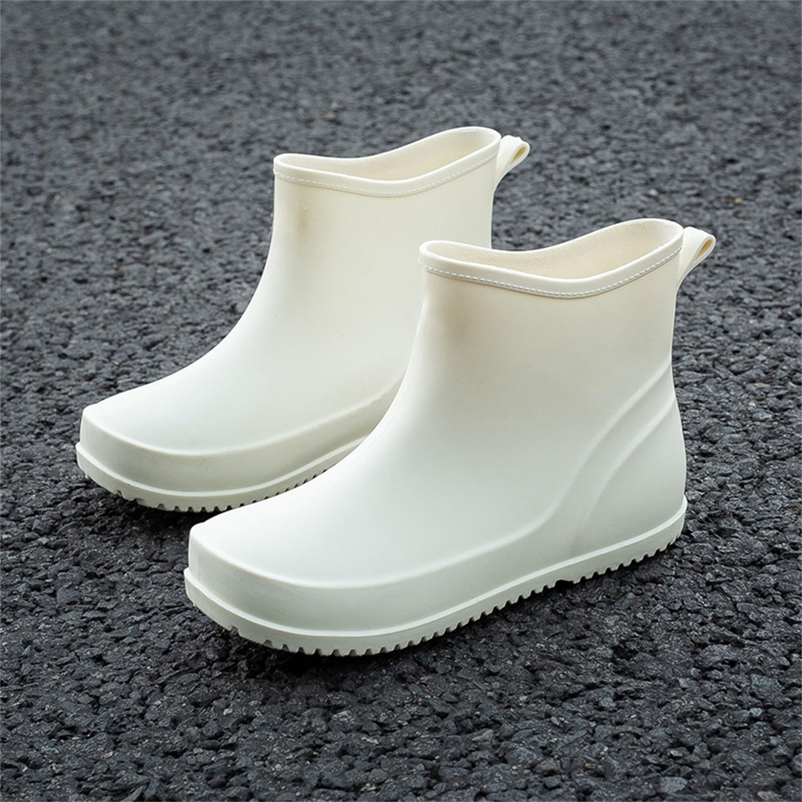 Botas de goma para mujer, impermeables, botines de goma, botas de lluvia, botas de lluvia, botas de lluvia, botas de goma, antideslizantes, zapatos de jardín, botines de tobillo, botas de lluvia para