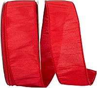 Vista 46 de Reliant Ribbon 92975W-056-10F Dupioni Supreme - Listón con borde de alambre, 4 pulgadas x 10 yardas, color menta