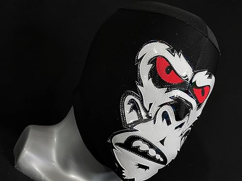 Miniatura 3 de MÁSCARA DE LUCHA DE LUCHA DE APE GORILLA LUCHADOR LUCHADOR LUCHA LIBRE MEXICANO BLANCO