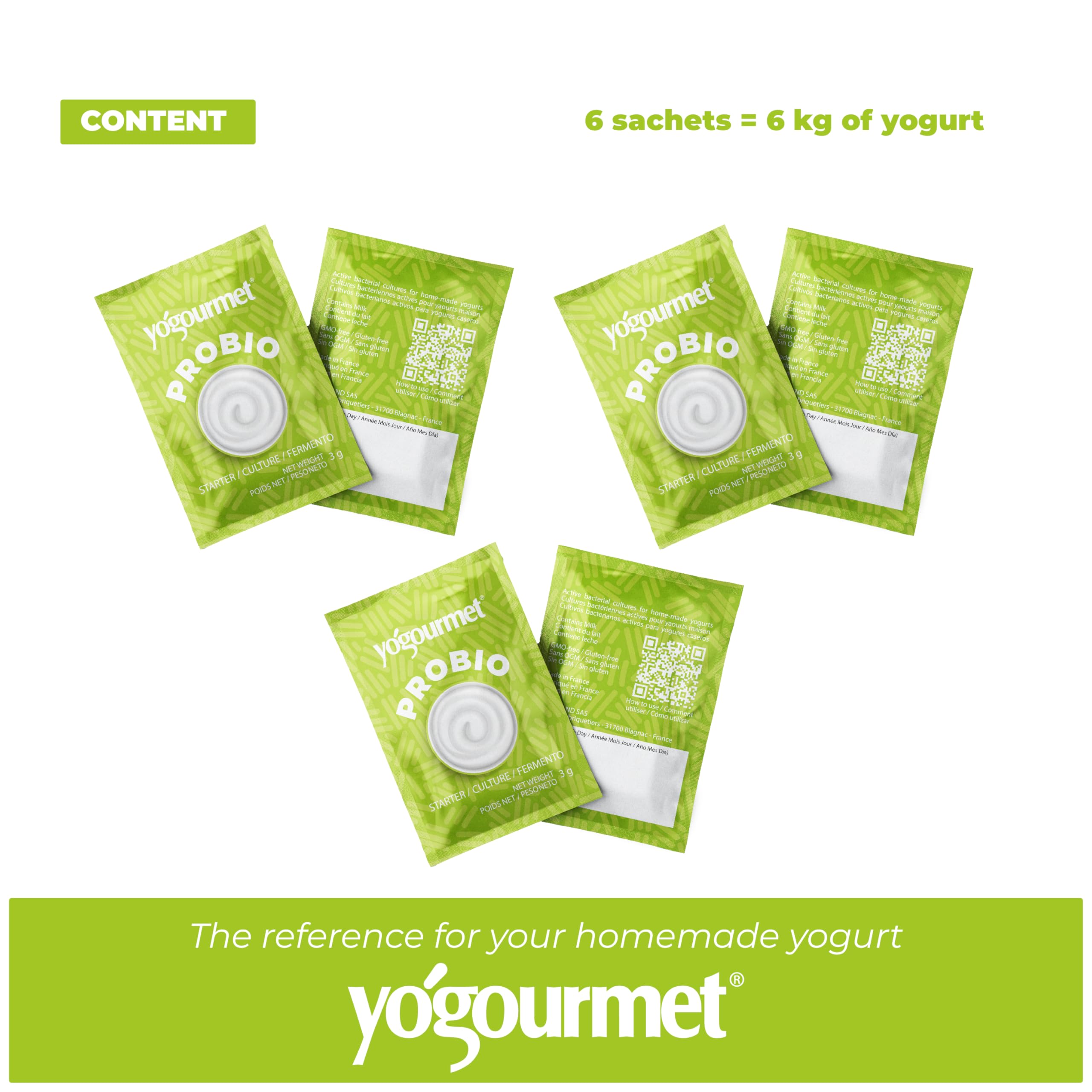 YOGOURMET Freeze-Dried Probiotic Yogurt Starter 1 oz (30 g)