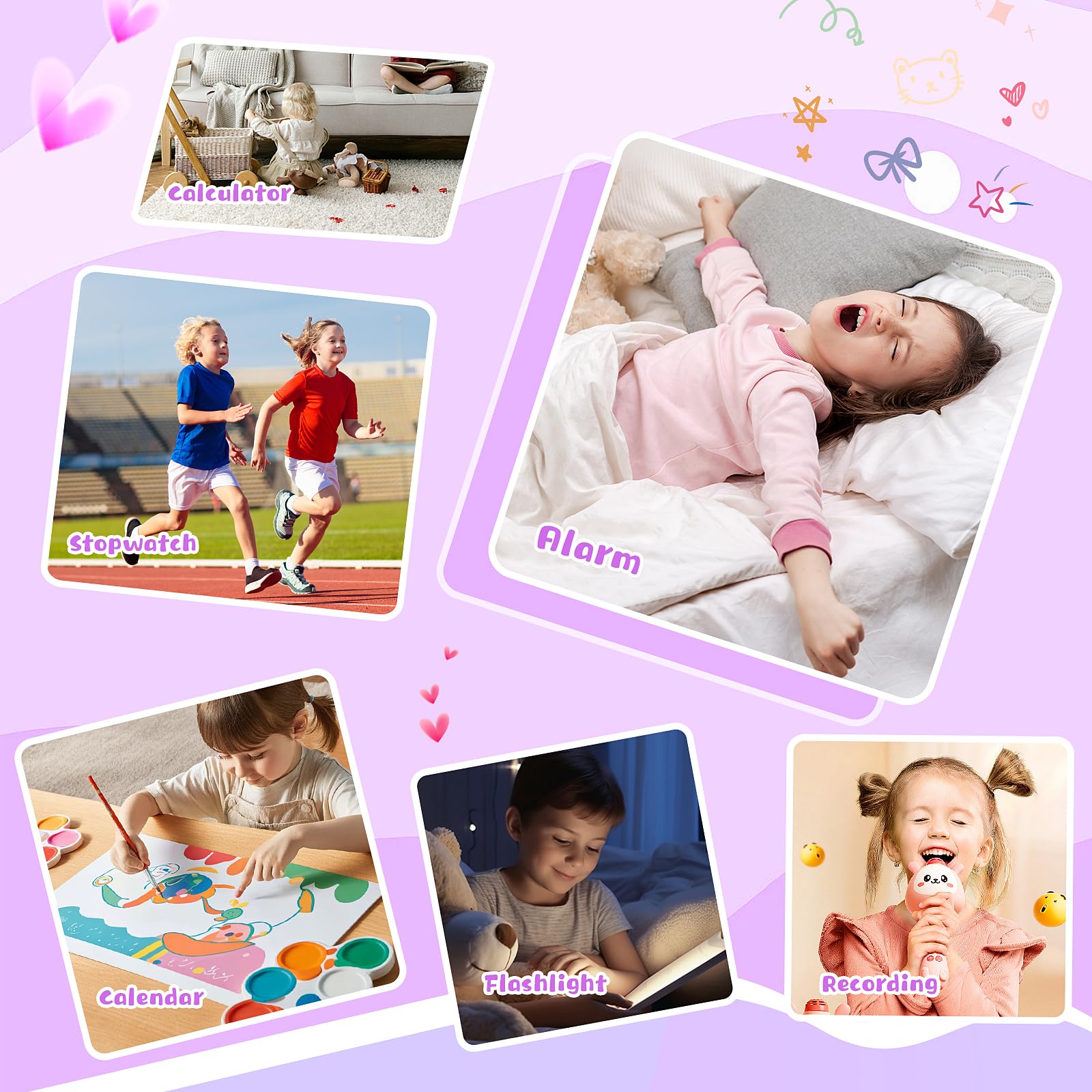 Kinder-Smartphone-Spielzeug, Dual-Kameras, 2,8&quot Produktbild-Vorschau 2