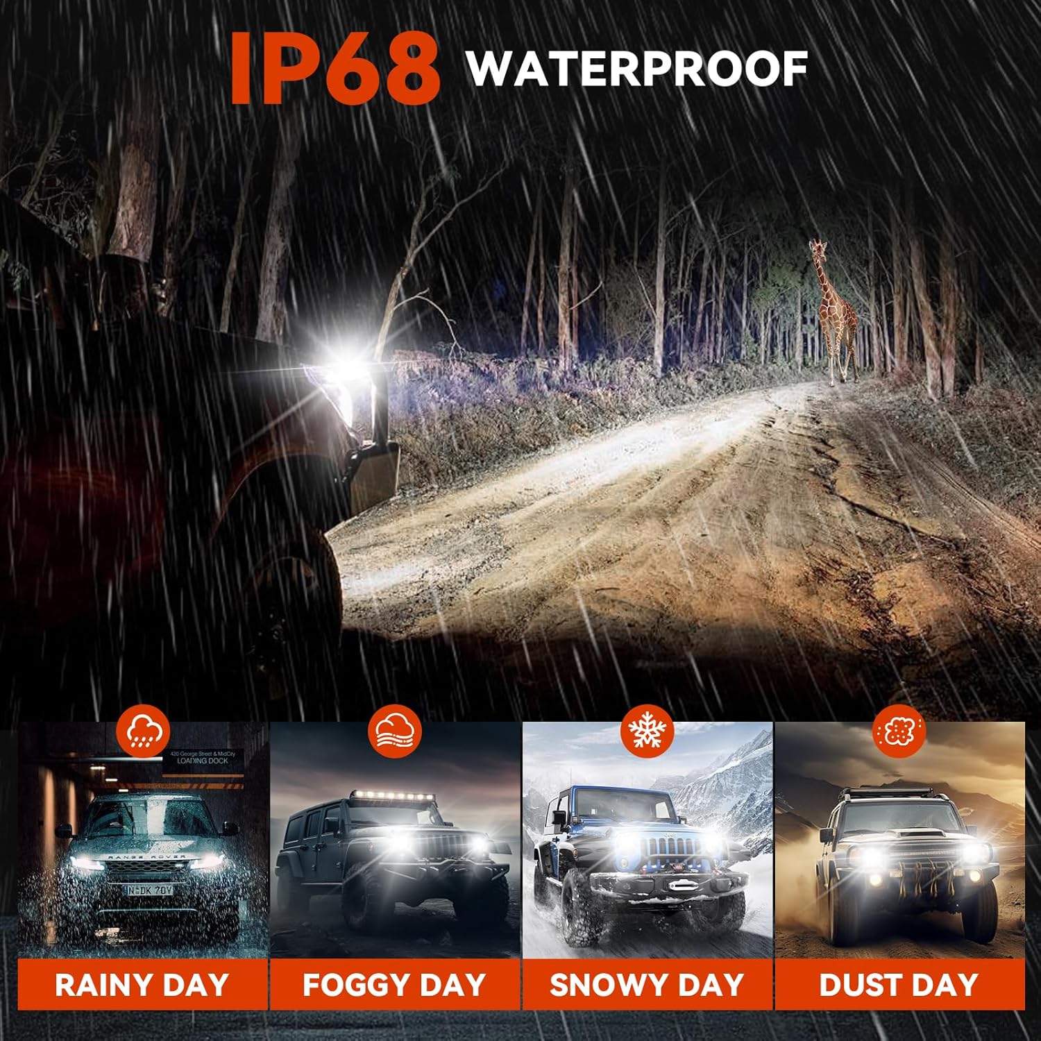 YCLL Compatable with GM-C Acadia 2007-2012 LED Bulb Combo Pack,6500K White,500% Brightness,70W,6 Pack