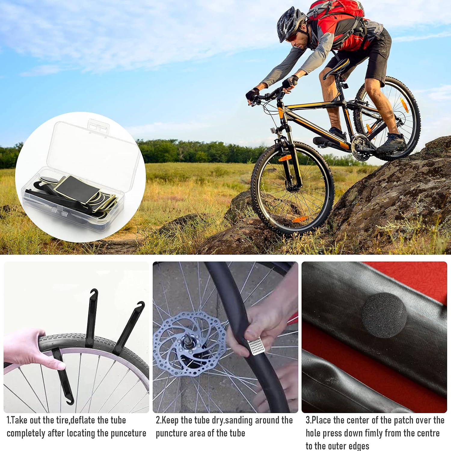 Buy WIFUN 30 Pcs Puncture Repair Kit 